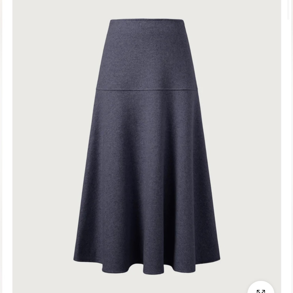 OGL Cashmere-like Flared Maxi Skirt